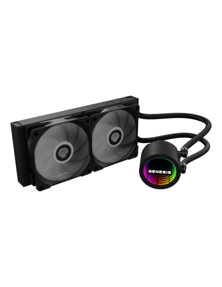 GENESIS NLG-2319 sistema de refrigeración para ordenador Carcasa del ordenador Kit de refrigeración líquida Negro