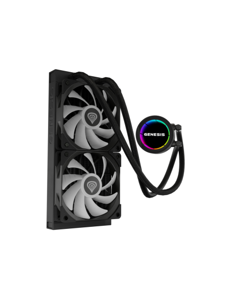 GENESIS NLG-2319 sistema de refrigeración para ordenador Carcasa del ordenador Kit de refrigeración líquida Negro