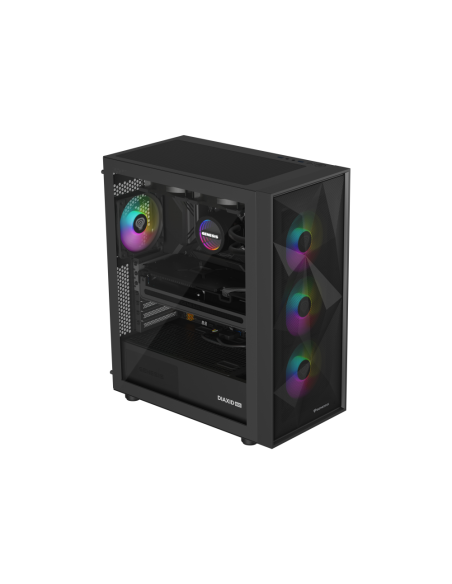 GENESIS NLG-2319 sistema de refrigeración para ordenador Carcasa del ordenador Kit de refrigeración líquida Negro