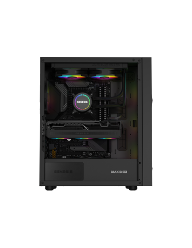 GENESIS NLG-2319 sistema de refrigeración para ordenador Carcasa del ordenador Kit de refrigeración líquida Negro