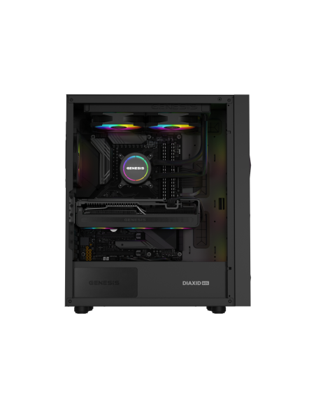 GENESIS NLG-2319 sistema de refrigeración para ordenador Carcasa del ordenador Kit de refrigeración líquida Negro