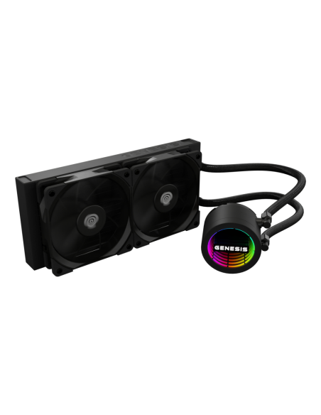 GENESIS NLG-2318 sistema de refrigeración para ordenador Carcasa del ordenador Kit de refrigeración líquida Negro