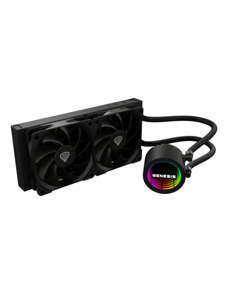 GENESIS NLG-2318 sistema de refrigeración para ordenador Carcasa del ordenador Kit de refrigeración líquida Negro