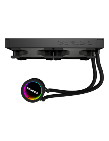 GENESIS NLG-2318 sistema de refrigeración para ordenador Carcasa del ordenador Kit de refrigeración líquida Negro