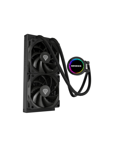 GENESIS NLG-2318 sistema de refrigeración para ordenador Carcasa del ordenador Kit de refrigeración líquida Negro