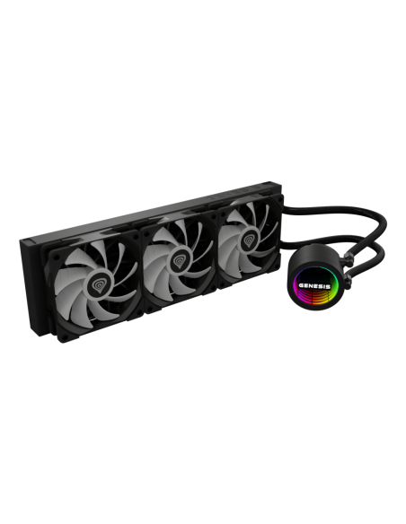 GENESIS NLG-2321 sistema de refrigeración para ordenador Carcasa del ordenador Kit de refrigeración líquida Negro