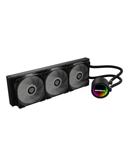 GENESIS NLG-2321 sistema de refrigeración para ordenador Carcasa del ordenador Kit de refrigeración líquida Negro