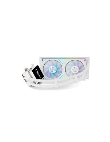 NOX Hummer M-240 LCD|Kit RL Magnético ARGB Blanco