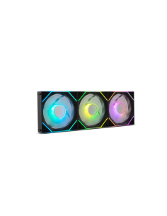 NOX Hummer Pro Link Carcasa del ordenador Ventilador 12 cm Negro 3 pieza(s)