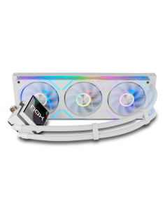 NOX Hummer M-360 LCD|Kit RL Magnético ARGB Blanco