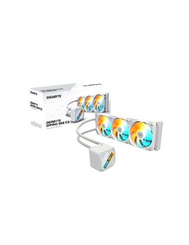 GIGABYTE GAMING 360 ICE Refrigeración Líquida para CPU - 3x120 mm Ventiladores ARGB, Mecanismo de enclavamiento deslizante, DAIS