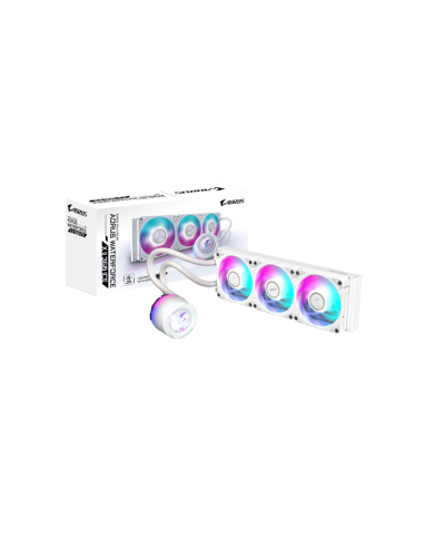 GIGABYTE AORUS WATERFORCE X II 360 ICE Procesador Sistema de refrigeración líquida todo en uno 12 cm Blanco