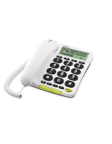 Doro 312cs Teléfono analógico Identificador de llamadas Blanco