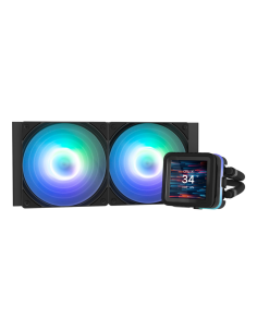 Zalman ALPHA2 DS A24 BLACK sistema de refrigeración para ordenador Procesador Sistema de refrigeración líquida todo en uno 12 cm 2