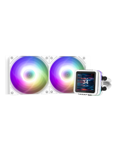 Zalman ALPHA2 DS A24 WHITE sistema de refrigeración para ordenador Procesador Sistema de refrigeración líquida todo en uno 12 cm