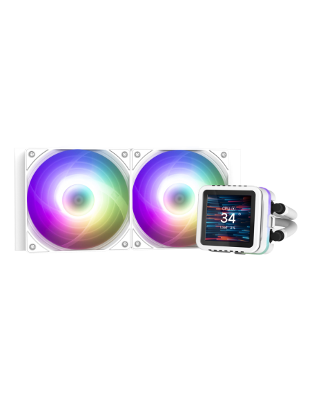 Zalman ALPHA2 DS A24 WHITE sistema de refrigeración para ordenador Procesador Sistema de refrigeración líquida todo en uno 12 cm