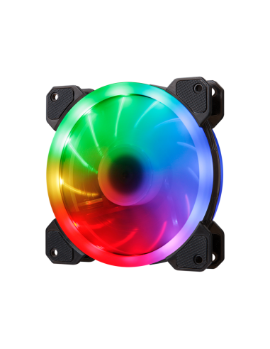 Hiditec N5-ARGB Carcasa del ordenador Ventilador 12 cm Negro