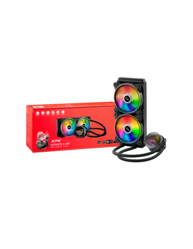 ADATA LEVANTE X 240 Procesador Sistema de refrigeración líquida todo en uno 12 cm Negro