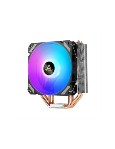 Antec A400i Conjunto de chips Refrigerador de aire 12 cm Negro, Cobre, Plata 1 pieza(s)