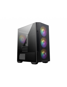 MSI MAG Forge M100R Midi Tower Negro, Transparente