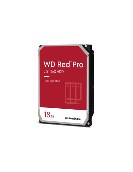 Western Digital Red Pro disco duro interno 18 TB 7200 RPM 512 MB 3.5" SATA