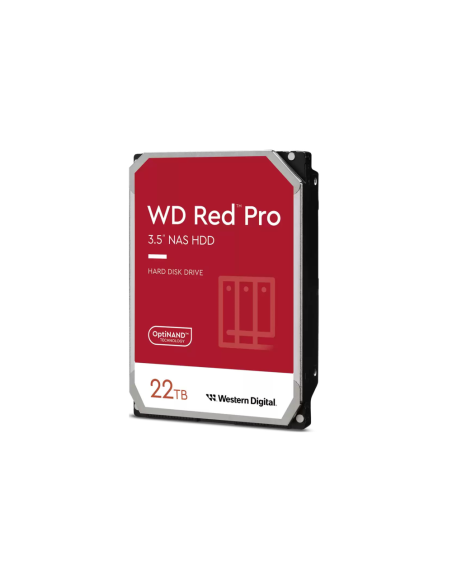 Western Digital Red Pro disco duro interno 22 TB 7200 RPM 512 MB 3.5" Serial ATA III