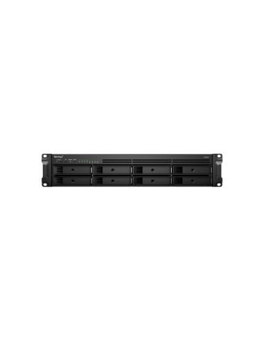 Synology RackStation RS1221+ servidor de almacenamiento NAS Bastidor (2U) Ryzen Embedded V1500B 4 GB DDR4 0 TB DiskStation Manag
