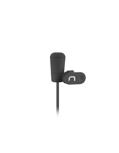 NATEC NMI-1351 micrófono Negro Micrófono con pinza de enganche
