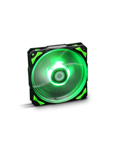 NOX Hummer H-Fan LED Carcasa del ordenador Ventilador 12 cm Negro, Verde, Blanco