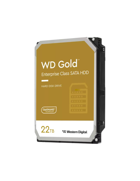 Western Digital Gold disco duro interno 22 TB 7200 RPM 512 MB 3.5" Serial ATA III