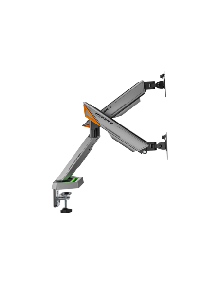 AISENS DT38TSRRGB-349 soporte para monitor 96,5 cm (38") Escritorio Negro, Blanco