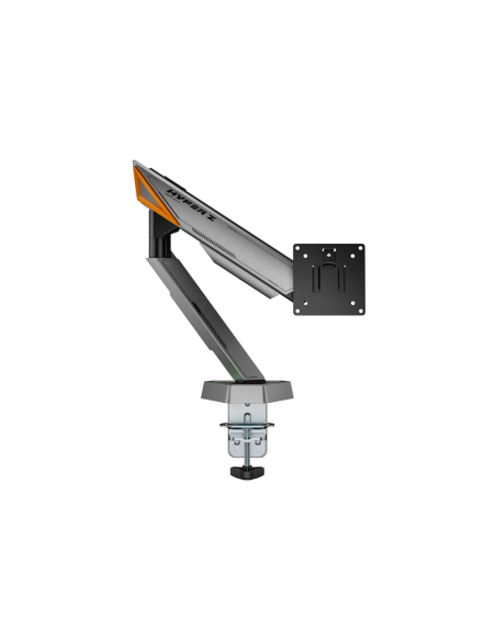 AISENS DT49TSRRGB-347 soporte para monitor 124,5 cm (49") Escritorio Negro, Gris