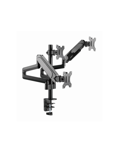 Gembird MA-DA3-01 soporte para monitor 68,6 cm (27") Escritorio Negro