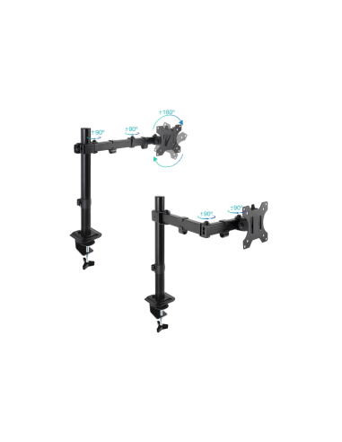 TooQ DB1801TN-B soporte para monitor 81,3 cm (32") Escritorio