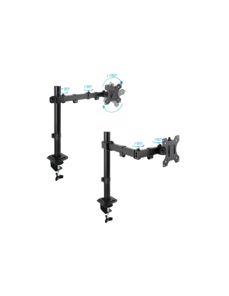 TooQ DB1801TN-B soporte para monitor 81,3 cm (32") Escritorio