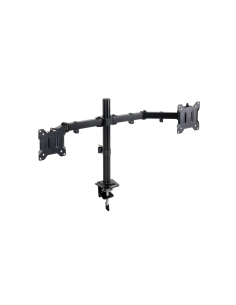 TooQ Soporte de Mesa para 2 Pantallas 17"-32", Color Negro 2