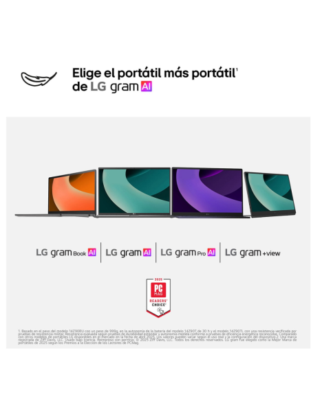 LG Gram 15Z80T-G.AU88B ordenador portatil AMD Ryzen AI 7 350 Portátil 39,6 cm (15.6") Full HD 32 GB LPDDR5x-SDRAM 1 TB SSD Wi-Fi