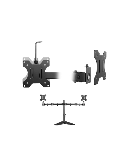 Ewent EW1536 soporte para monitor 81,3 cm (32") Escritorio Negro