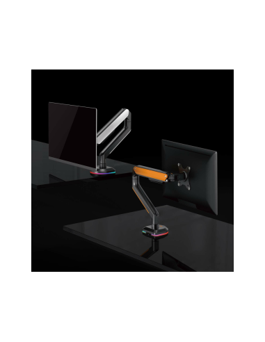 AISENS DT32TSR-249 soporte para monitor Negro, Naranja Escritorio