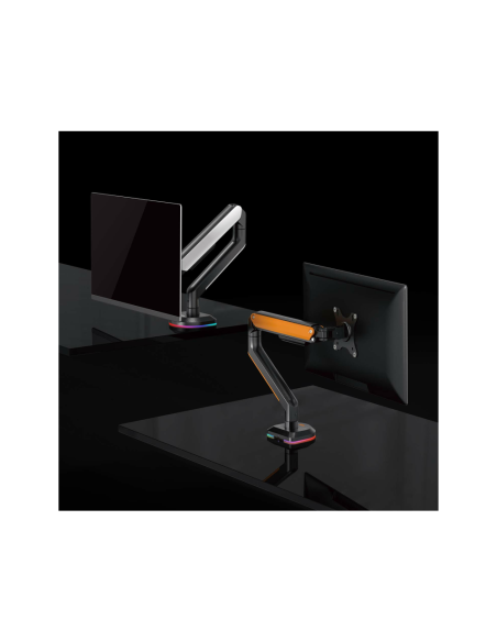 AISENS DT32TSR-249 soporte para monitor Negro, Naranja Escritorio