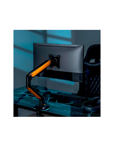 AISENS DT32TSR-249 soporte para monitor Negro, Naranja Escritorio