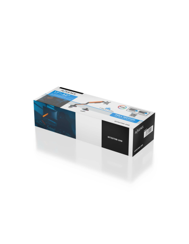 AISENS DT32TSR-249 soporte para monitor Negro, Naranja Escritorio
