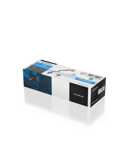 AISENS DT32TSR-249 soporte para monitor Negro, Naranja Escritorio