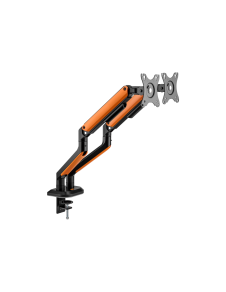 AISENS DT32TSR-251 soporte para monitor 81,3 cm (32") Negro, Naranja Escritorio