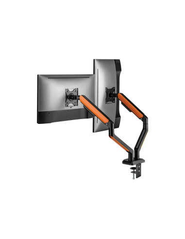 AISENS DT32TSR-251 soporte para monitor 81,3 cm (32") Negro, Naranja Escritorio