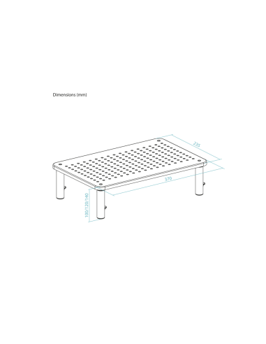 TooQ TQMR081 soporte para monitor Escritorio