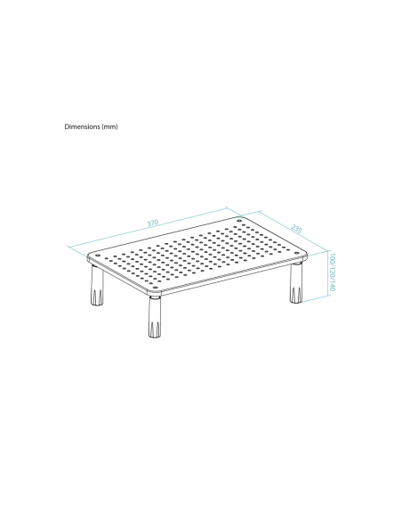 TooQ TQMR086 soporte para monitor Escritorio