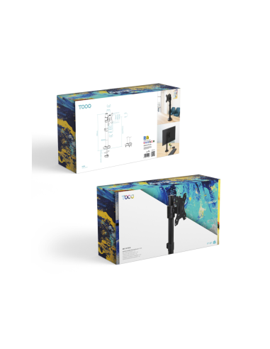 TooQ DB1131TN-B soporte para monitor 81,3 cm (32") Escritorio