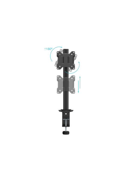 TooQ Soporte de Mesa para Pantallas de 17"-32", Negro