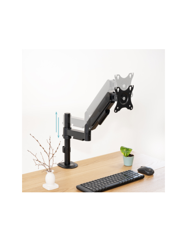 TooQ Soporte de Mesa para Pantallas 17”-32”, Color Negro